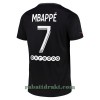 Paris Saint-Germain Kylian Mbappé 7 Tredje 2021-22 - Herre Fotballdrakt